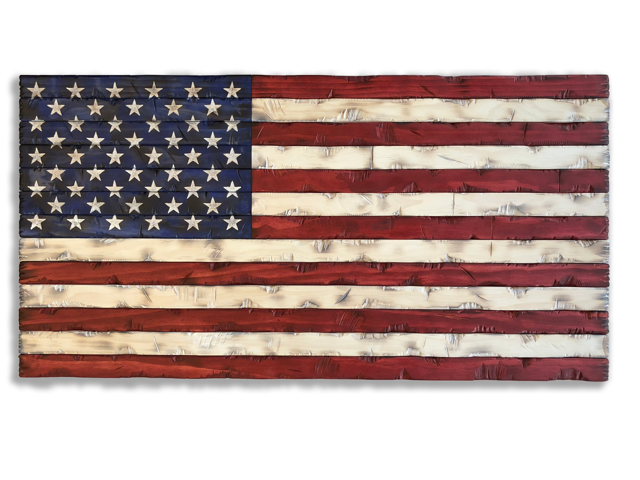 Stained American Flag